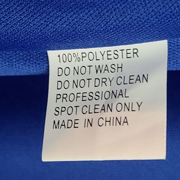 New MAC DUGGAL 68332 (8) Sapphire Blue Satin Puff Sleeve Open Back Formal Dress - Picture 9 of 15